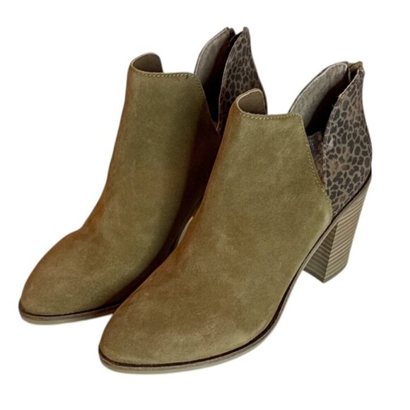 DV8 Women's Shai Mixed Material Boot Leather Brown Size 8.5 NWOB - Picture 6 of 6